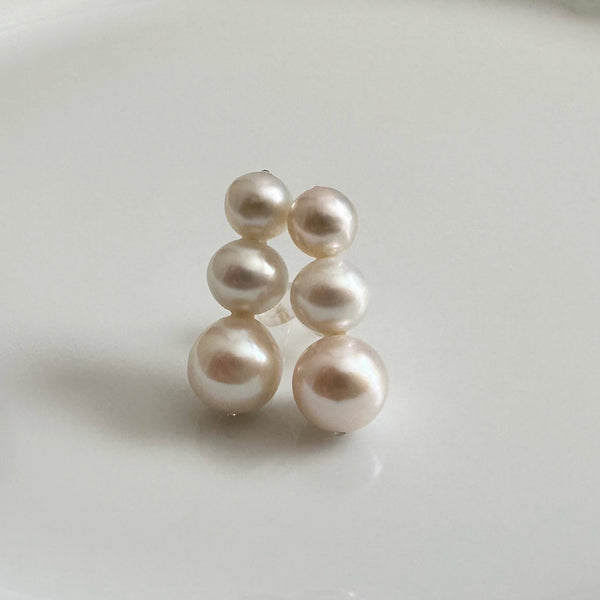 gradation  3pearl  ピアス イヤリング