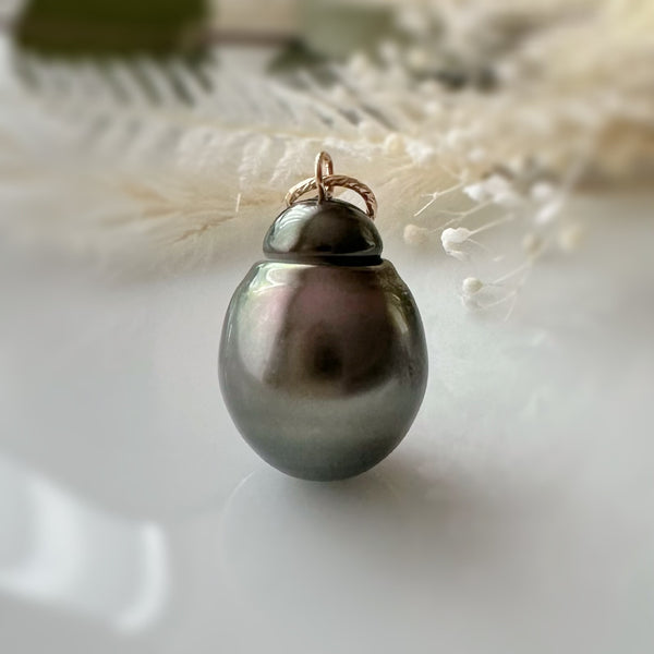 一点もの baroque tahiti  pearl  pendant top ネックレス