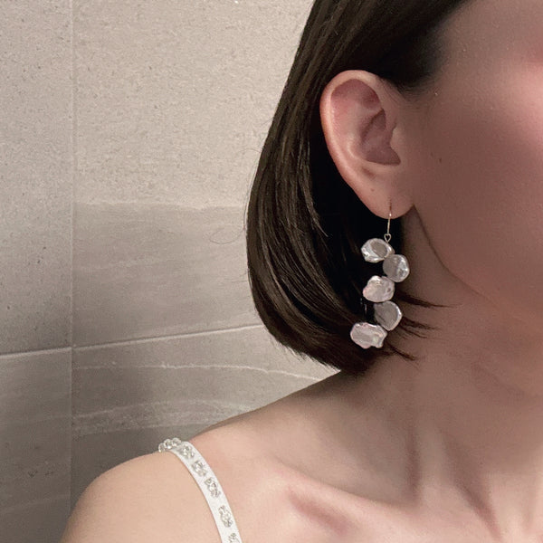 petal  5 pearl wedding ピアス イヤリング