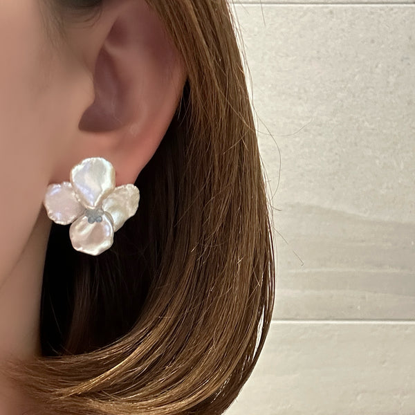 Hydrangea wedding ピアス イヤリング