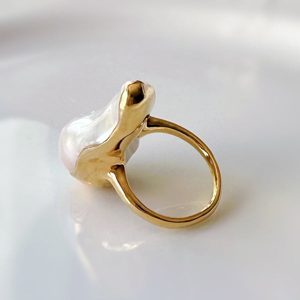 一点もの baroque  pearl ring