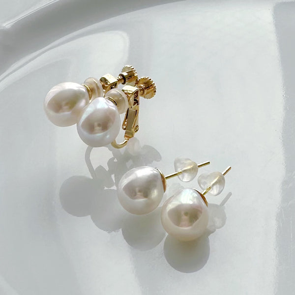 "snowdrop スノードロップ"   ピアス イヤリング nude