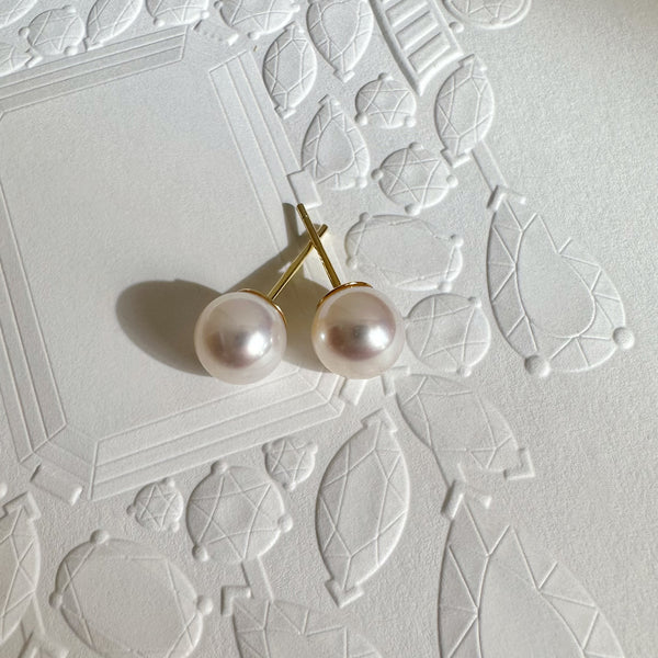 "mum マム"  single pearl necklace set
