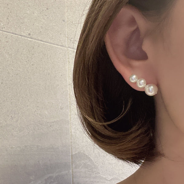 gradation  3pearl  ピアス イヤリング