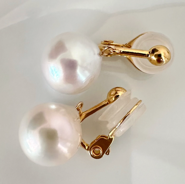 "Luxe Dropリュクス・ドロップ"
 ティアドロップパール ピアス イヤリング