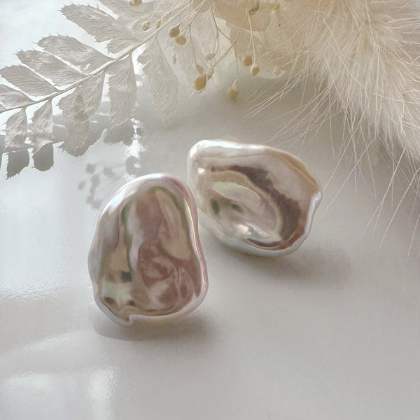 一点もの keshi  pearl nude wedding ピアス イヤリング