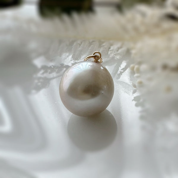 一点もの south sea pearl 13.96mm pendant top ネックレス