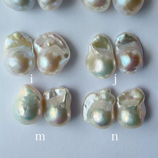 Baroque  pearl oyster  stud ピアス イヤリング