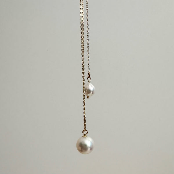 "mum マム"  single pearl necklace set