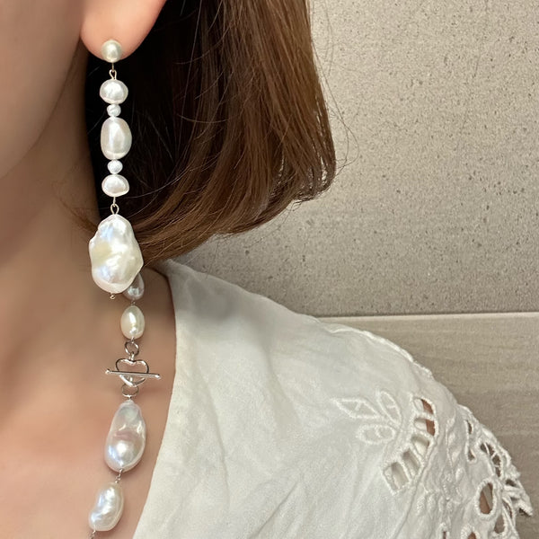 oyster baroque  pearl nuance ピアス イヤリング