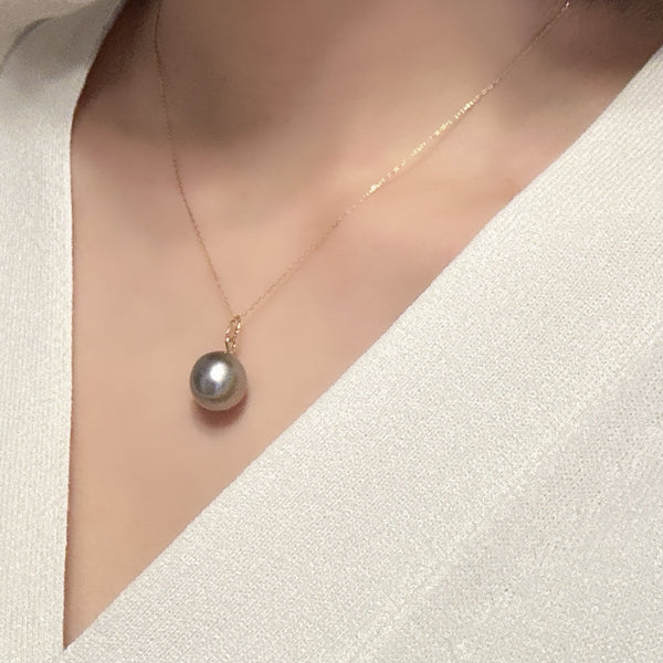 一点もの Tahiti  pearl 11.8mm pendanttop necklace