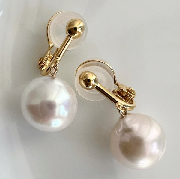 "Luxe Dropリュクス・ドロップ"
 ティアドロップパール ピアス イヤリング