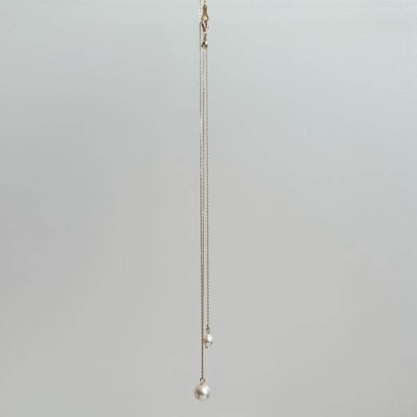 "mum マム"  single pearl necklace set