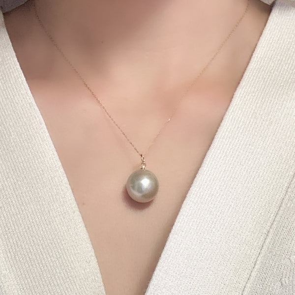 一点もの south sea pearl 13.96mm pendant top ネックレス