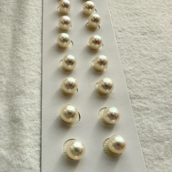 3  pearl Fresh water  ピアス イヤリング - hikari pearl.