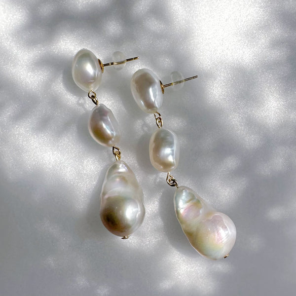 "madonna lily マドンナリリー"     ピアス イヤリング wedding oyster baroque  pearl