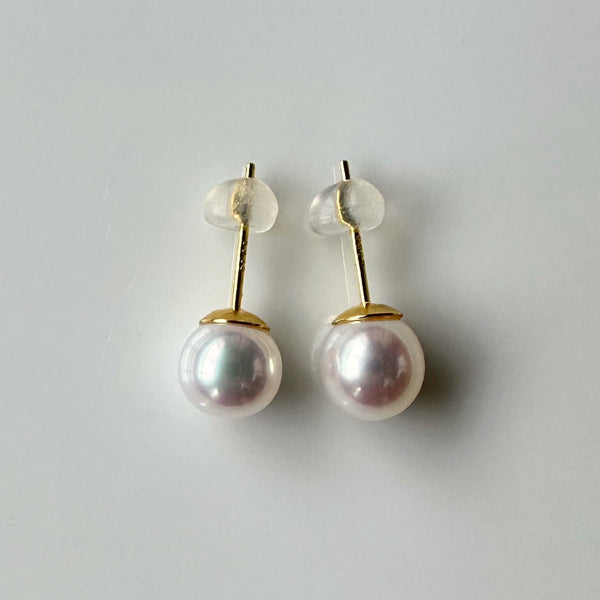 "mum マム"  single pearl necklace set