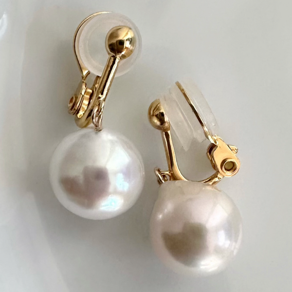 "Luxe Dropリュクス・ドロップ"
 ティアドロップパール ピアス イヤリング