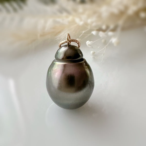 一点もの baroque tahiti  pearl  pendant top ネックレス
