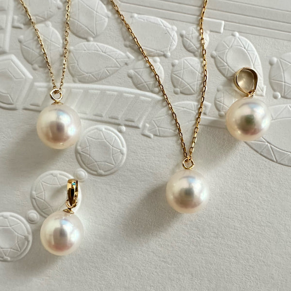 "mum マム" single pearl pendant top k10