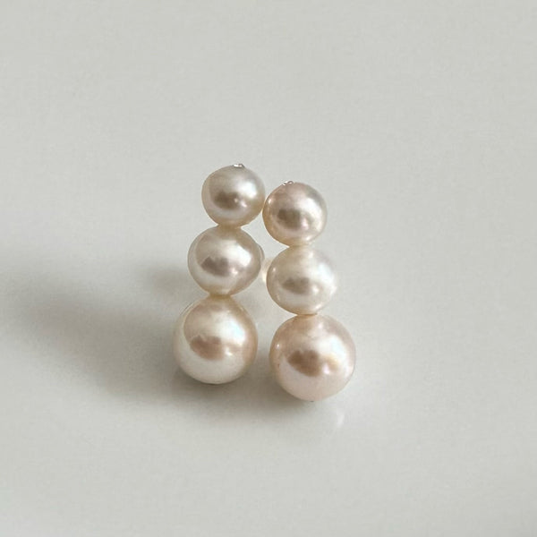 gradation  3pearl  ピアス イヤリング