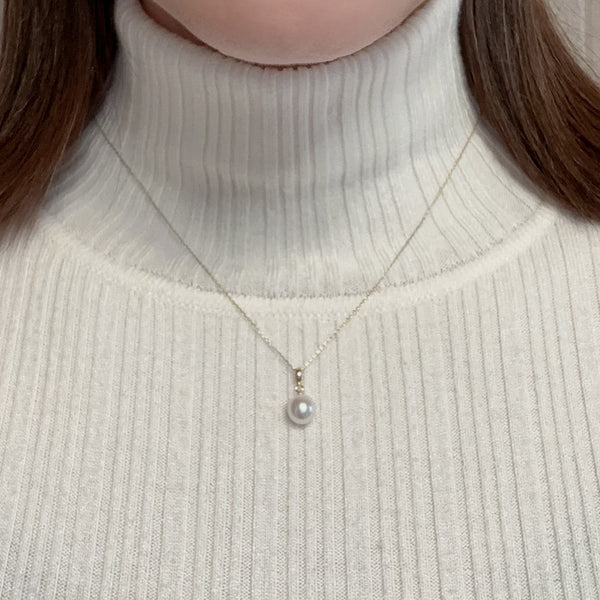 "mum マム" single pearl pendant top k10
