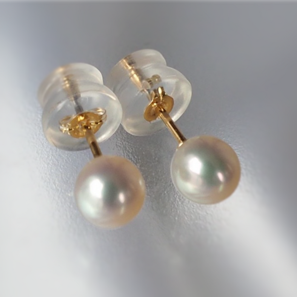 k18 special freshwater pearl ピアス