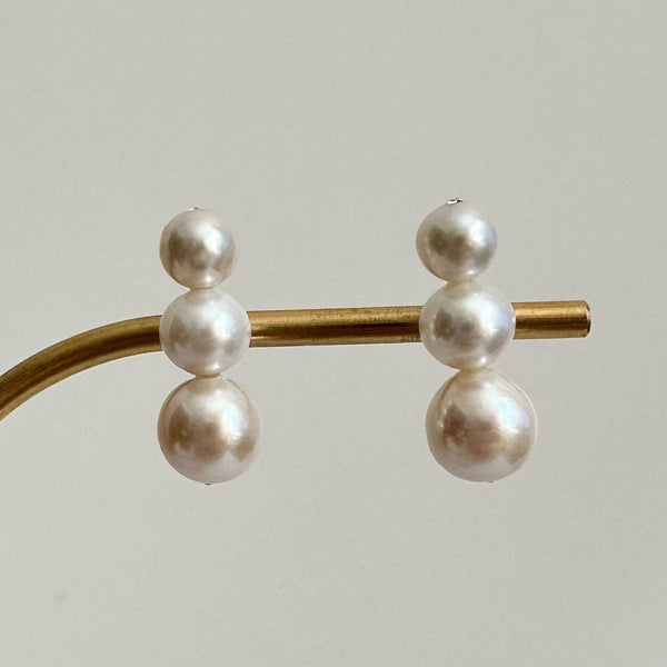 gradation  3pearl  ピアス イヤリング