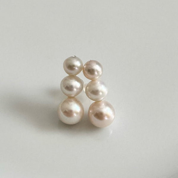 gradation  3pearl  ピアス イヤリング