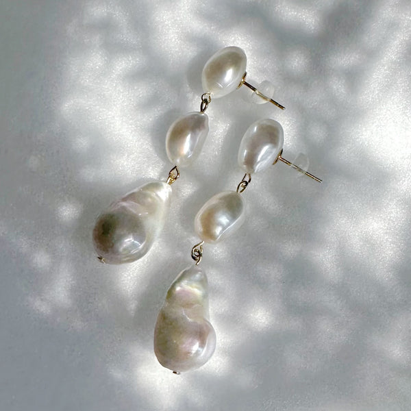 "madonna lily マドンナリリー"     ピアス イヤリング wedding oyster baroque  pearl