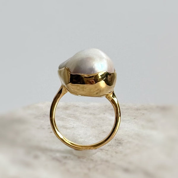 一点もの baroque  pearl ring