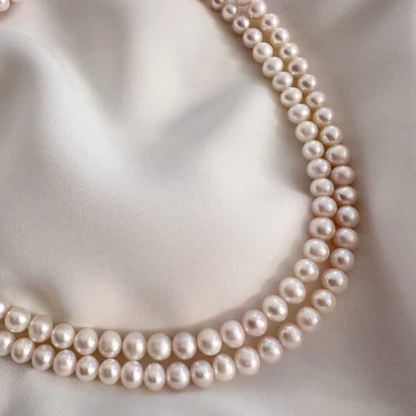 freshwater pearl long necklace