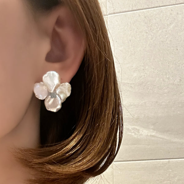 2way Hydrangea  wedding ピアス イヤリング