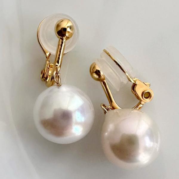 "Luxe Dropリュクス・ドロップ"
 ティアドロップパール ピアス イヤリング