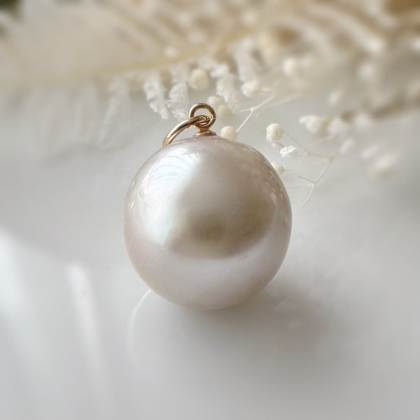 一点もの south sea pearl 13.96mm pendant top ネックレス