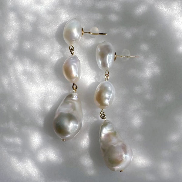 "madonna lily マドンナリリー"     ピアス イヤリング wedding oyster baroque  pearl