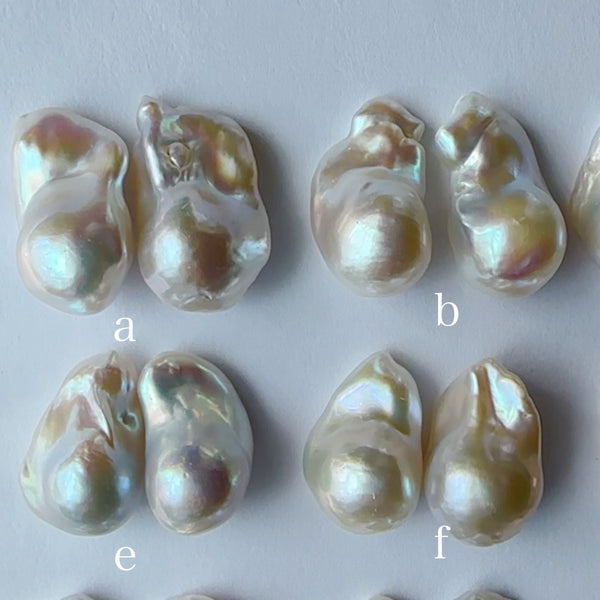 Baroque  pearl oyster  stud ピアス イヤリング