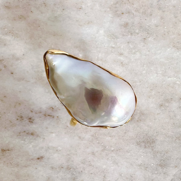 一点もの baroque  pearl ring