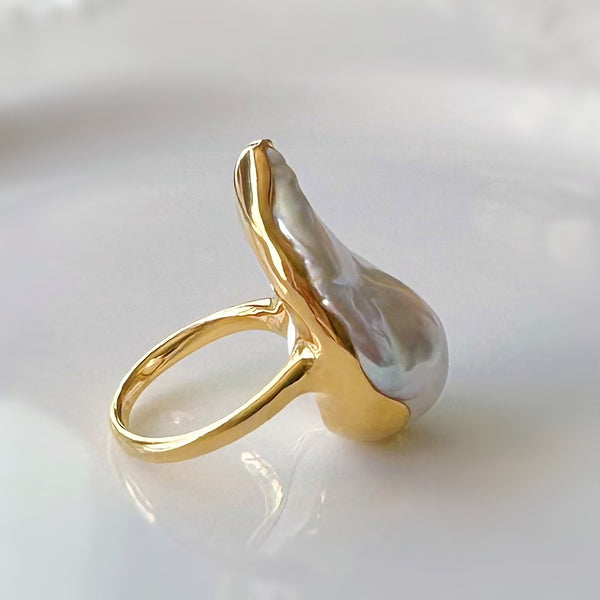 一点もの baroque  pearl ring