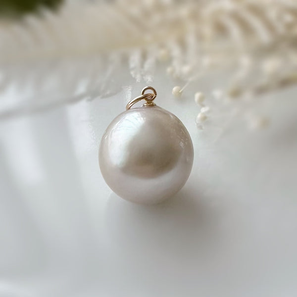 一点もの south sea pearl 13.96mm pendant top ネックレス
