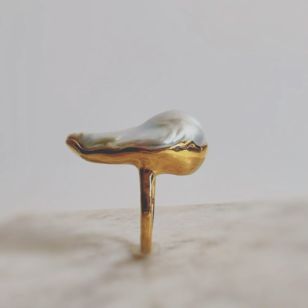 一点もの baroque  pearl ring