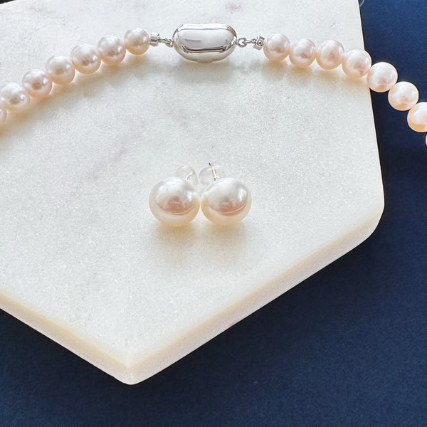 freshwater pearl necklace 40cm