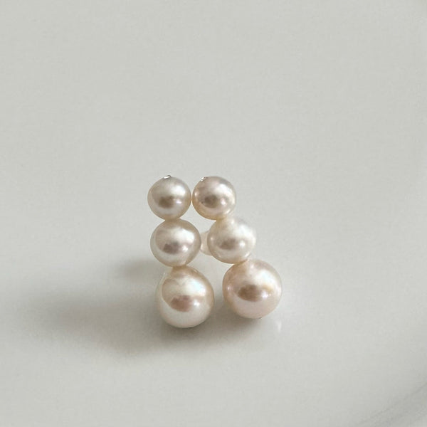 gradation  3pearl  ピアス イヤリング