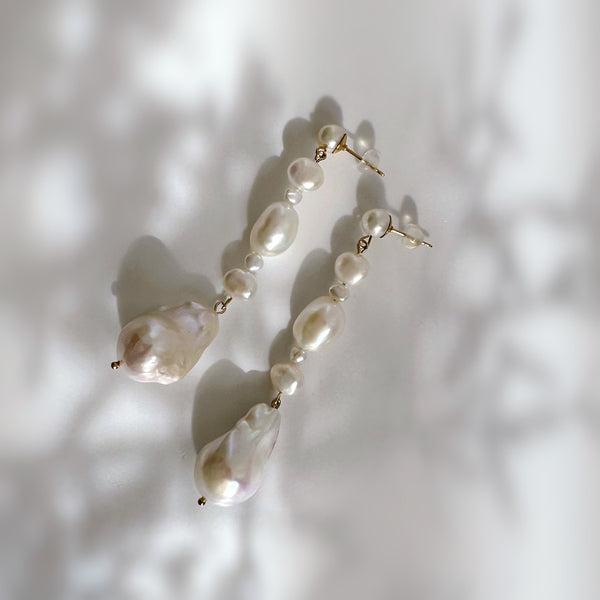 oyster baroque  pearl nuance ピアス イヤリング