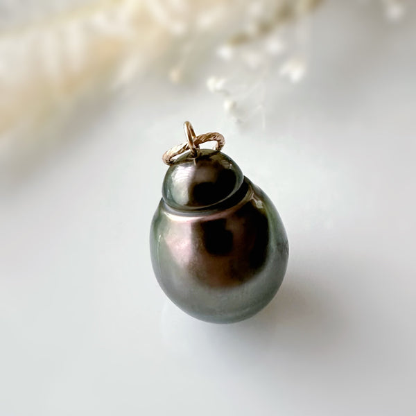 一点もの baroque tahiti  pearl  pendant top ネックレス