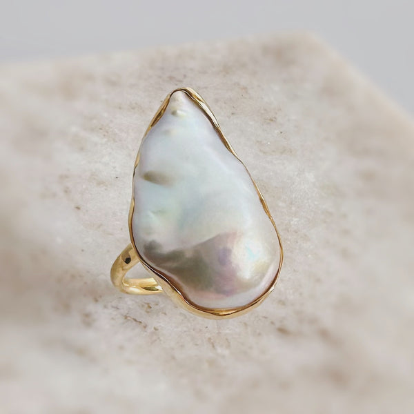 一点もの baroque  pearl ring