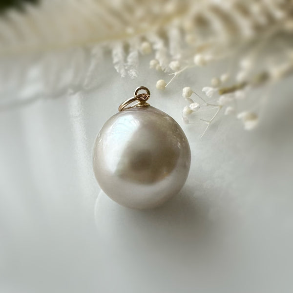 一点もの south sea pearl 13.96mm pendant top ネックレス
