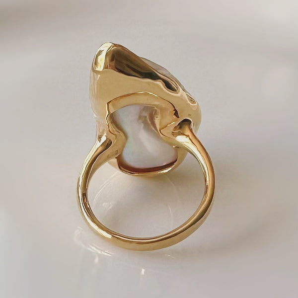 一点もの baroque  pearl ring