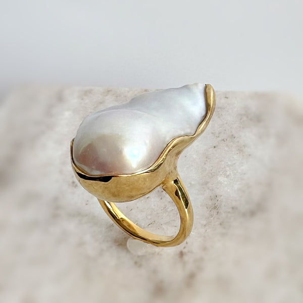 一点もの baroque  pearl ring