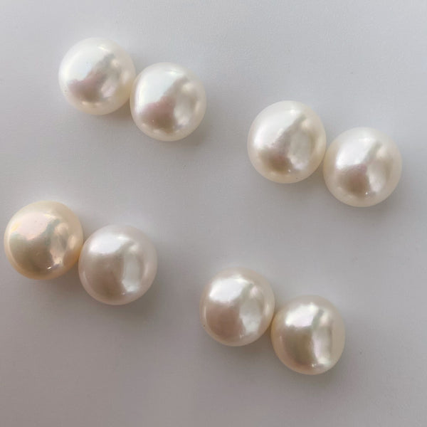 oval kobore 11mm nudeピアス イヤリング - hikari pearl.